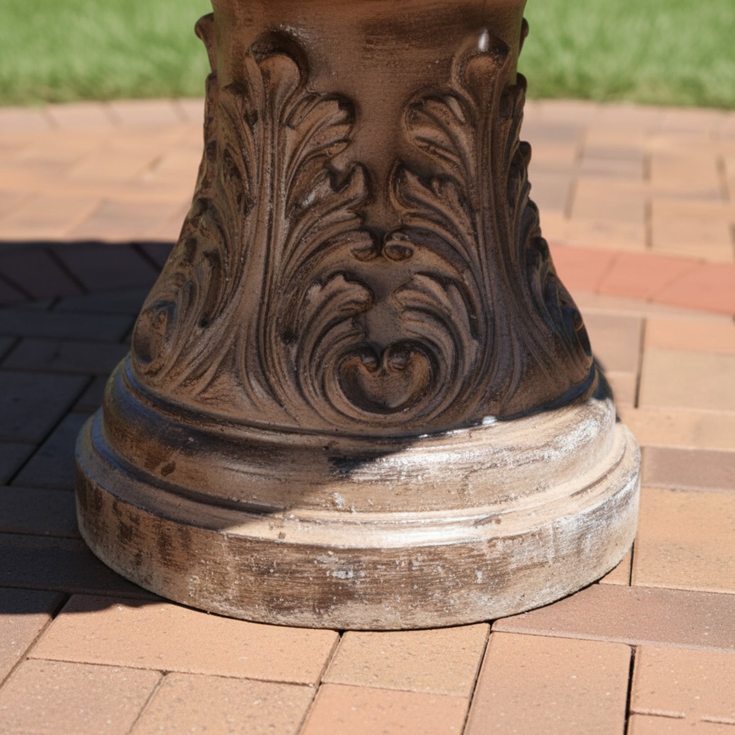 Majestic 80" 4-Tier Stone-Look Outdoor Garden Fountain